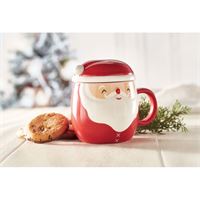TAZZA BABBO NATALE CON COPERCHIO
